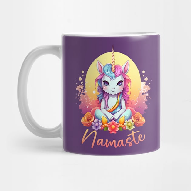 Namaste Unicorn by KayBee Gift Shop